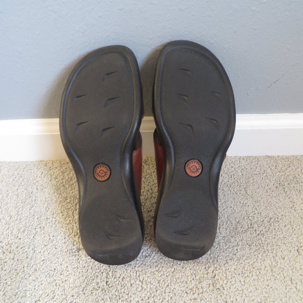 Earth shoe gelron 2000 womens slide sandals size 8 brown leather hampton 6136376 - Picture 10 of 11